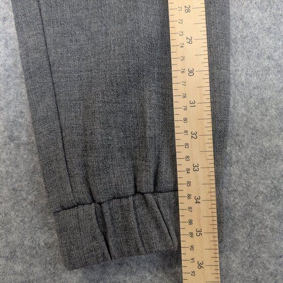 Wilfred Aritzia Wool charcoal gray jogger trouser pant elastic ankle office - Picture 8 of 9
